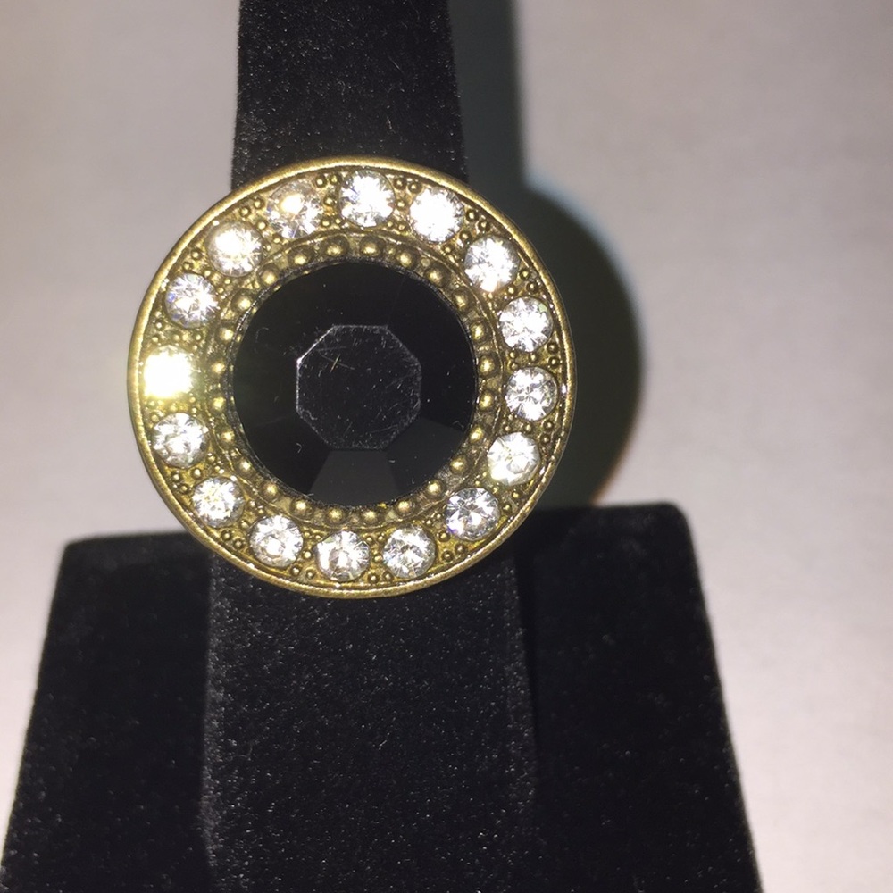 Super cool and funky black plastic. Black stone